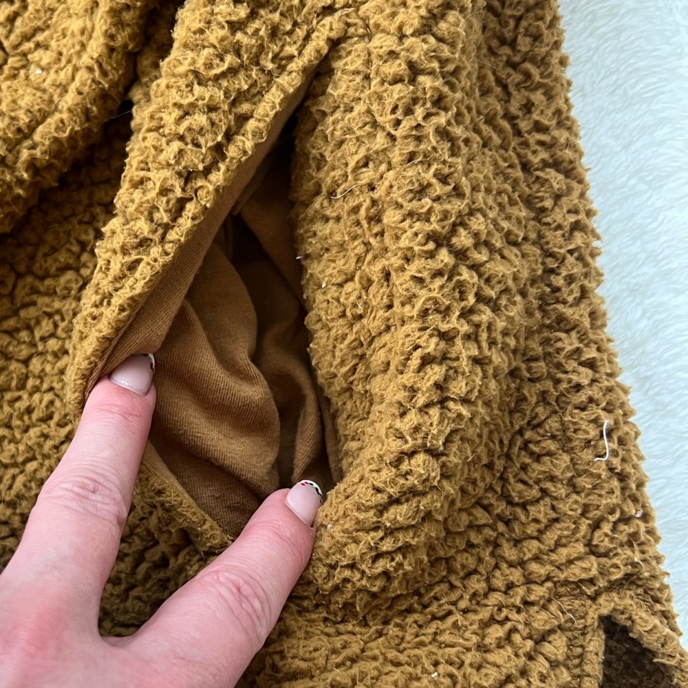 Aerie Women's Brown Zip-Up Sweater - Picture 5 of 8